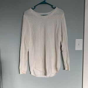 Sweater with elbow patches